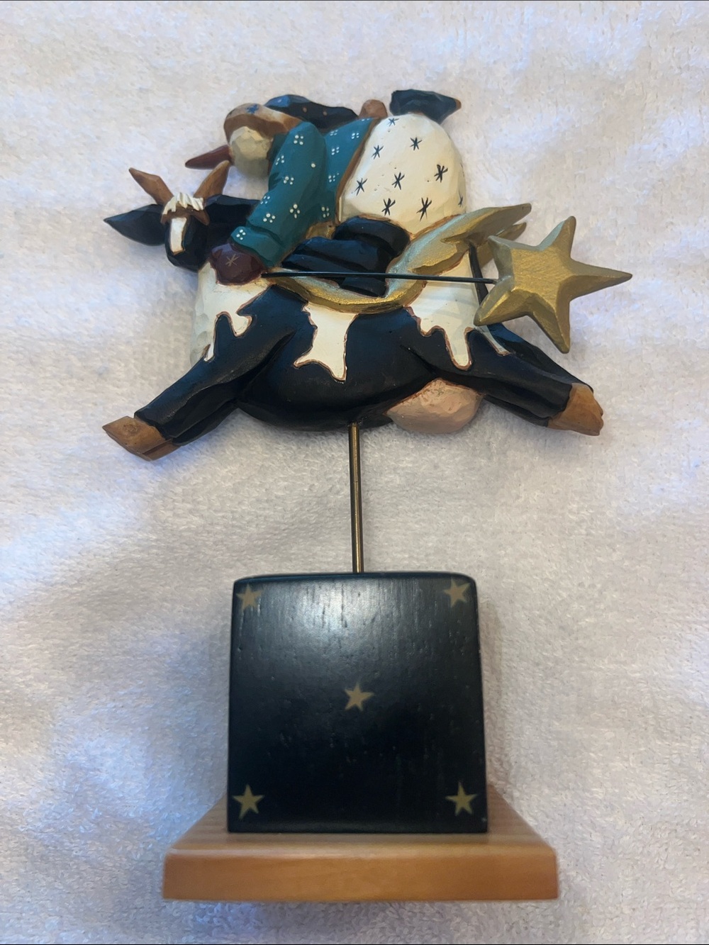 Williraye Studio # WW2243 Snowman and Cow